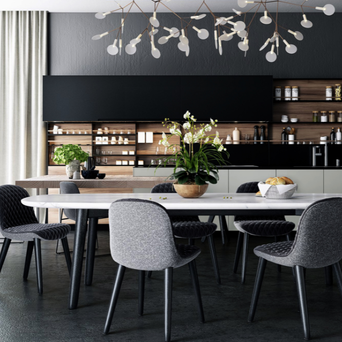 Contemporary 4 BHK
