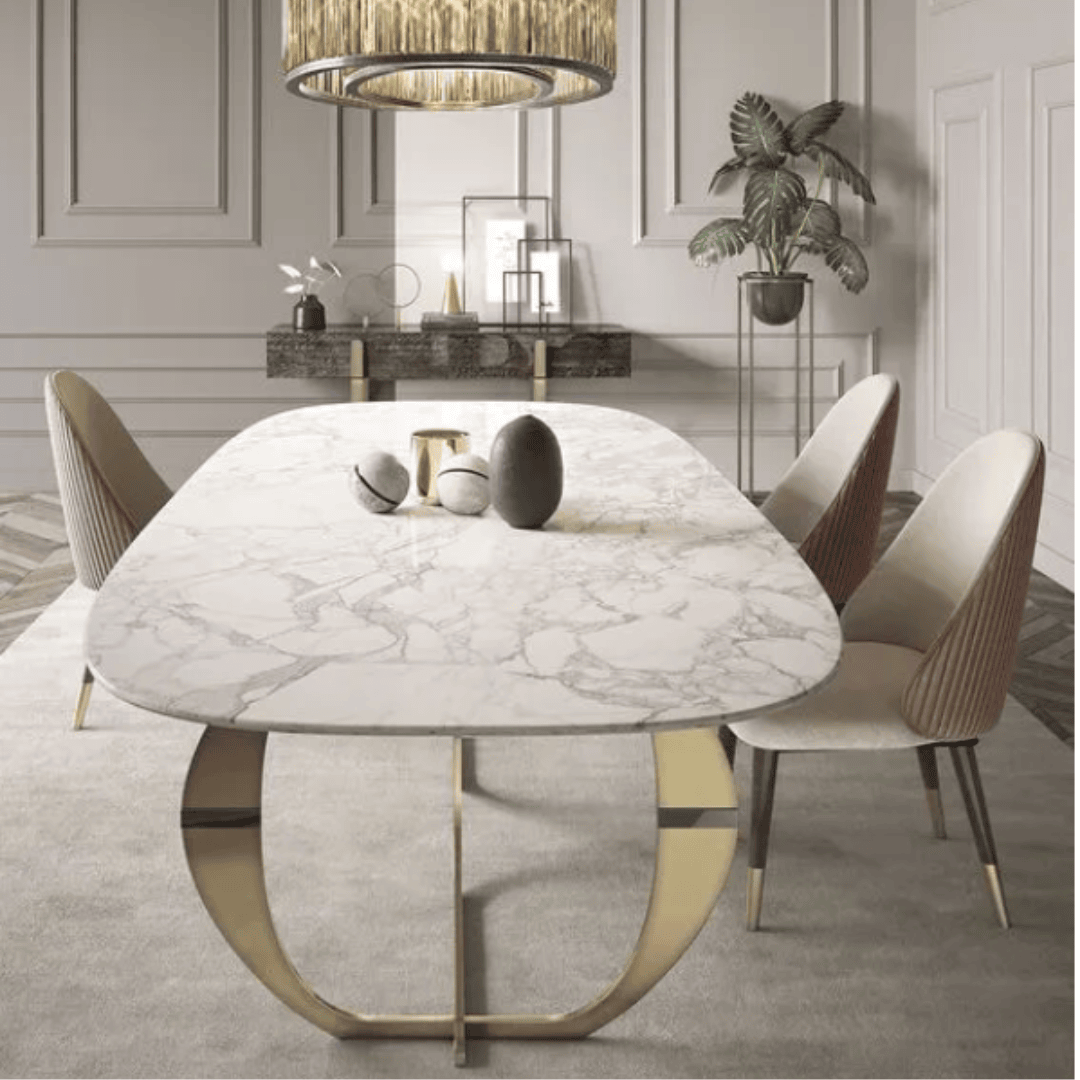Aurelia Arc Dining Table https://jaipurinteriorstudio.com/