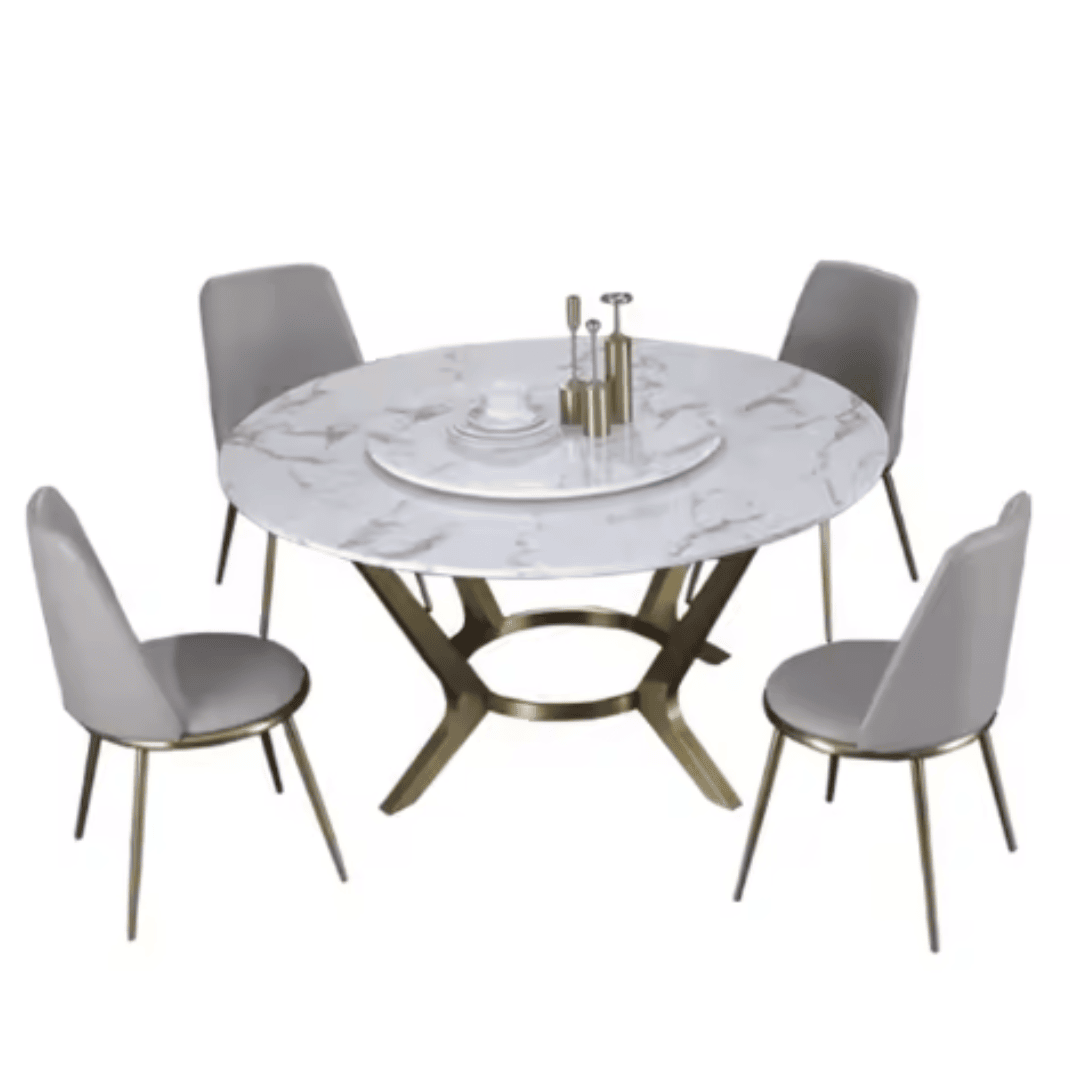 Celest Round Dining Set https://jaipurinteriorstudio.com/