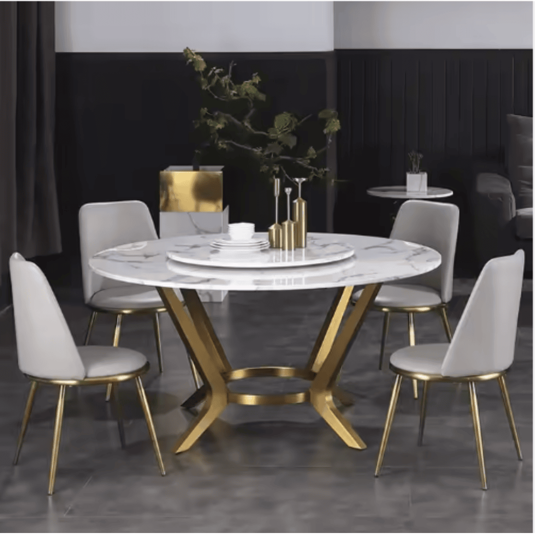 Verona Round Dining Collection Table Set - Image 2
