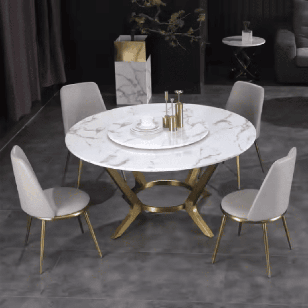 Verona Round Dining Collection Table Set - Image 3