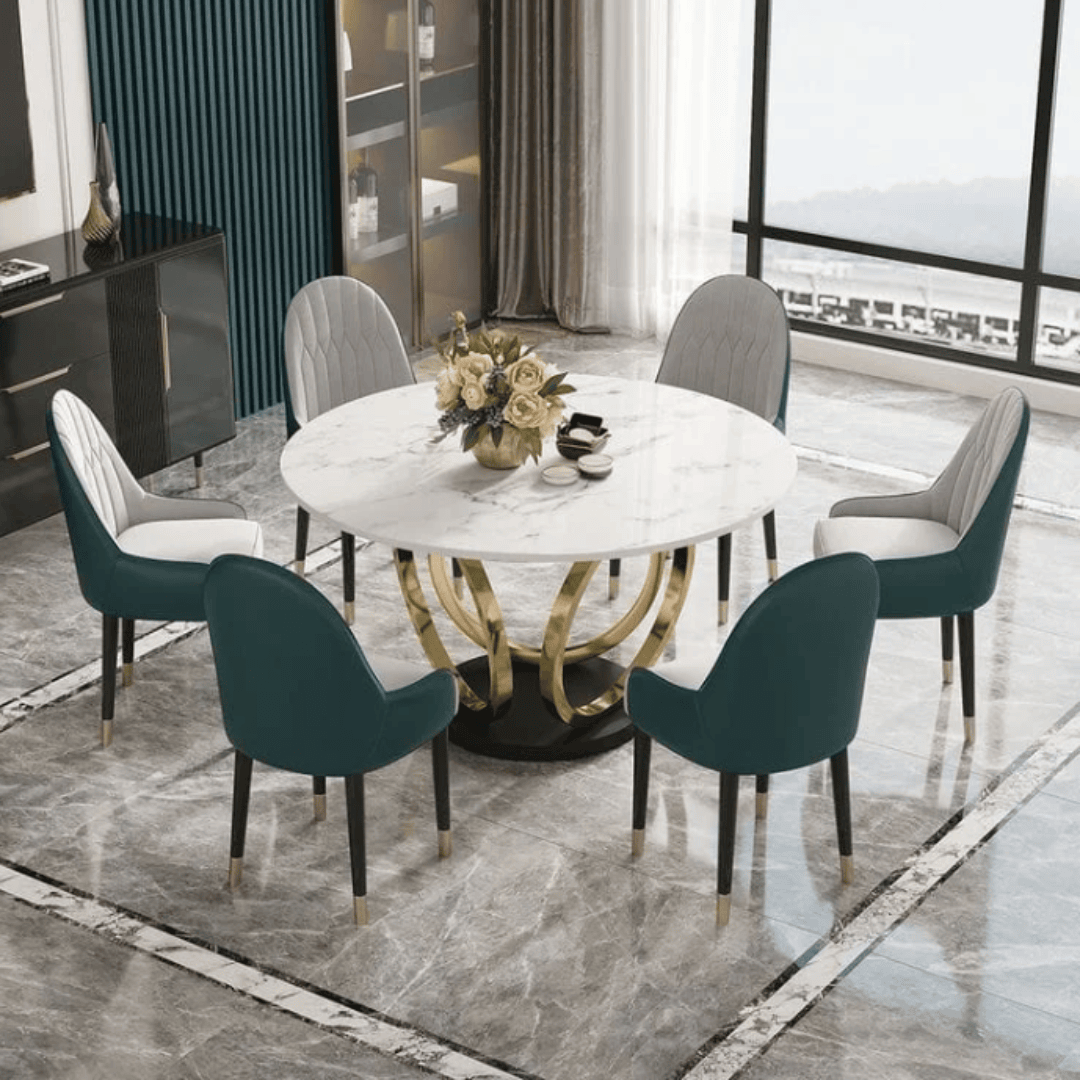 Verona Round Dining Collection Table Set - Image 4